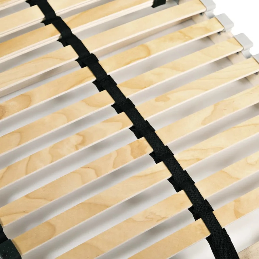 Sommiers à lattes sans matelas 2 pcs avec 28 lattes 70x200 cm - 4