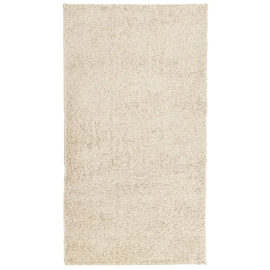 Tapis shaggy PAMPLONA poils longs moderne doré 60x110 cm - 2