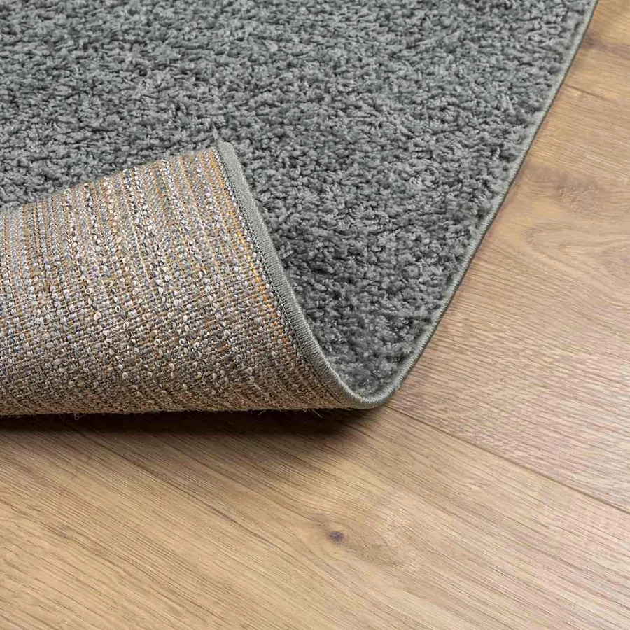 Tapis shaggy PAMPLONA poils longs moderne vert 80x150 cm - 5