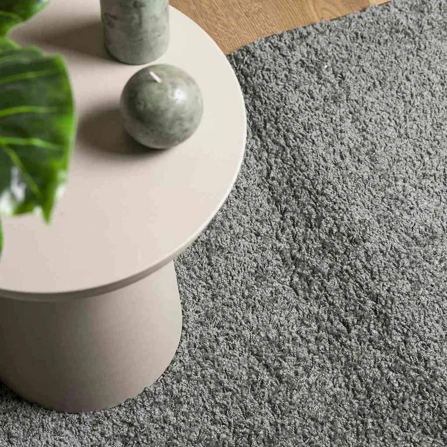 Tapis shaggy PAMPLONA poils longs moderne vert 80x150 cm - 7