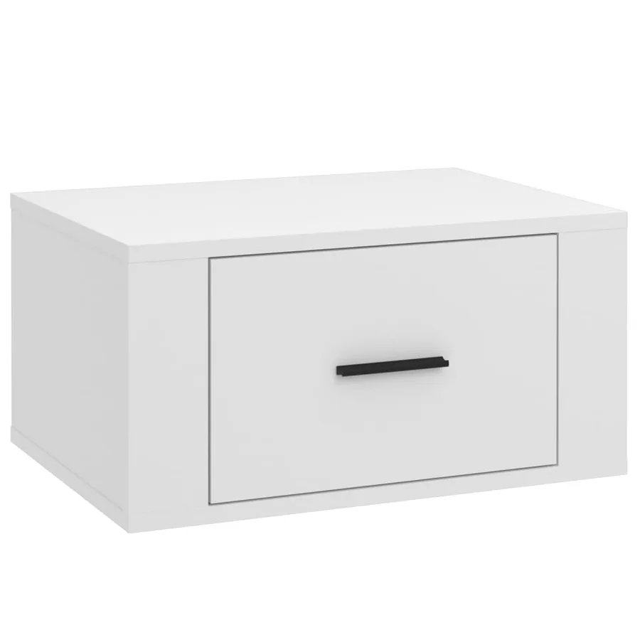 Tables de chevet murales 2 pcs Blanc 50x36x25 cm - 6