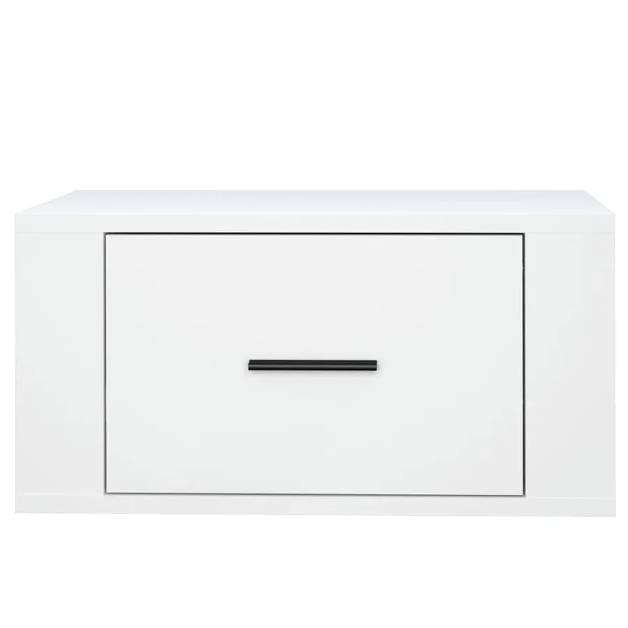 Tables de chevet murales 2 pcs Blanc 50x36x25 cm - 7