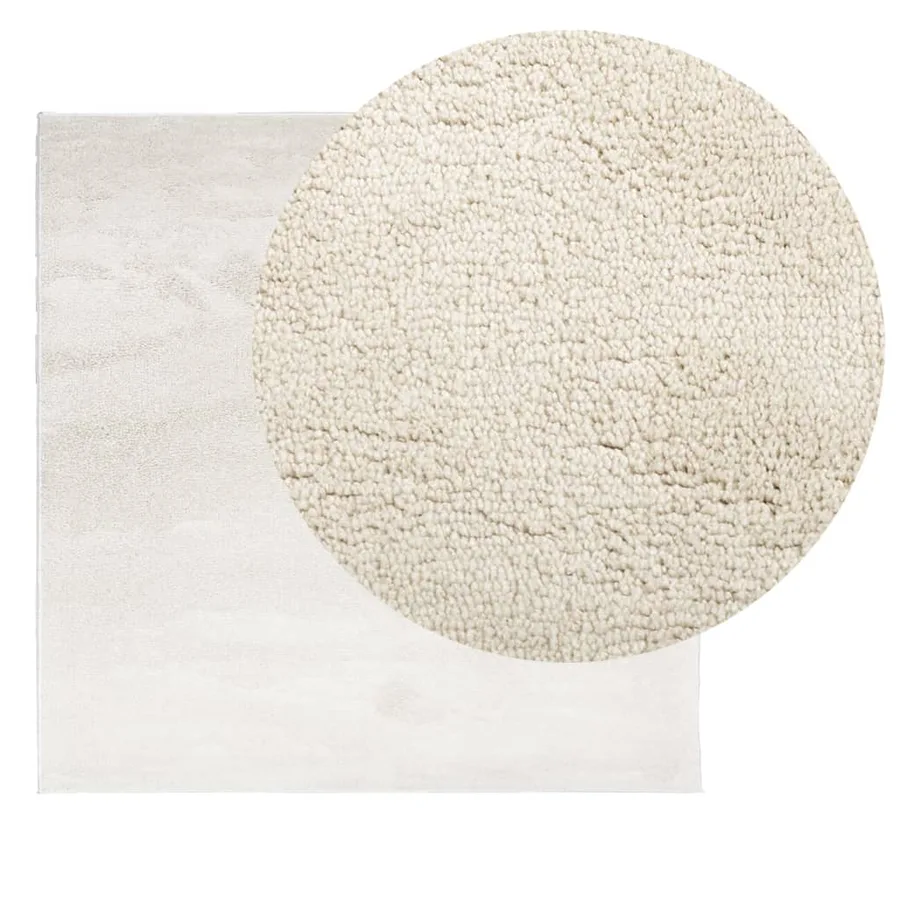 Tapis OVIEDO à poils courts beige 200x200 cm - 3