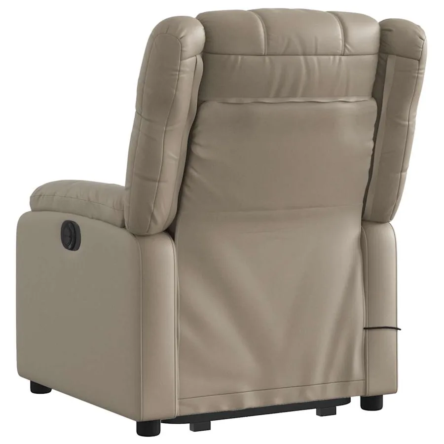 Fauteuil inclinable de massage Cappuccino Similicuir - 5