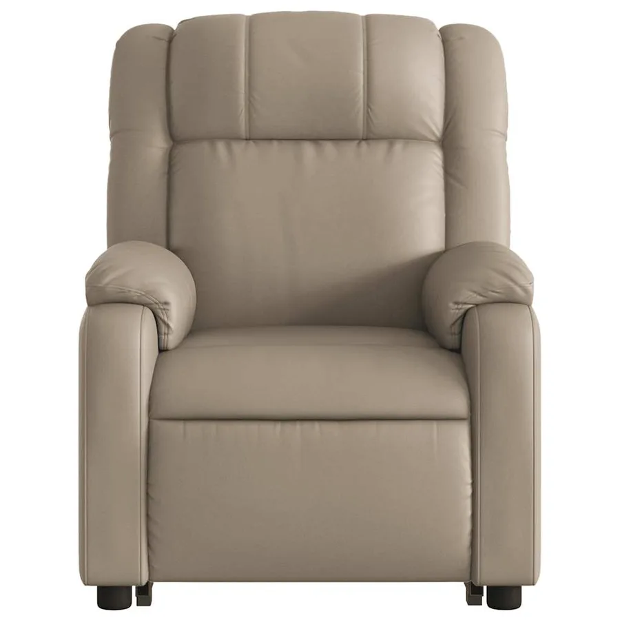 Fauteuil inclinable de massage Cappuccino Similicuir - 9