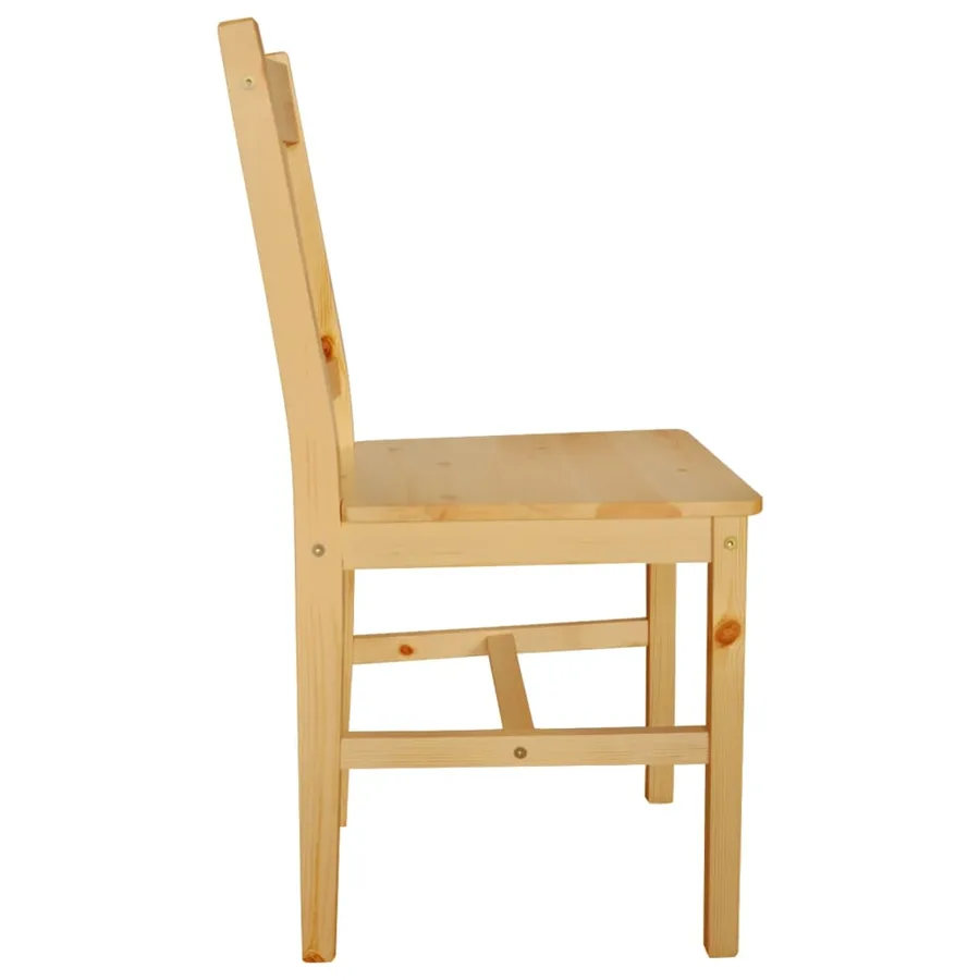 Chaises à manger lot de 4 bois de pin - 4