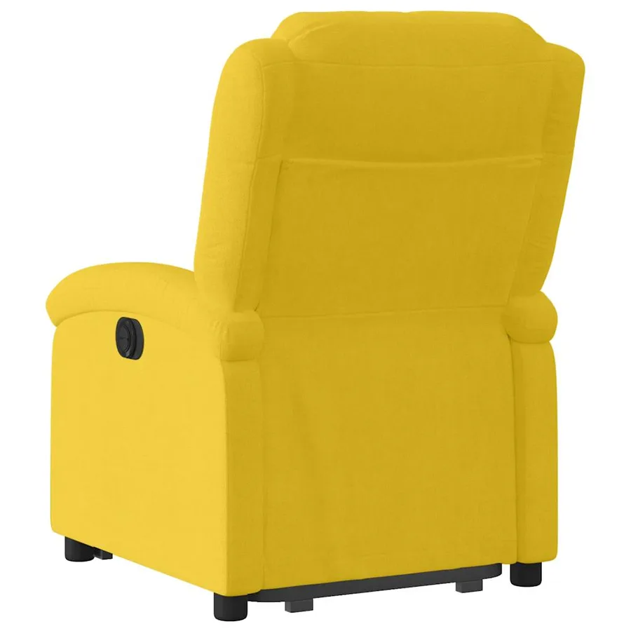 Fauteuil inclinable Jaune Velours - 5
