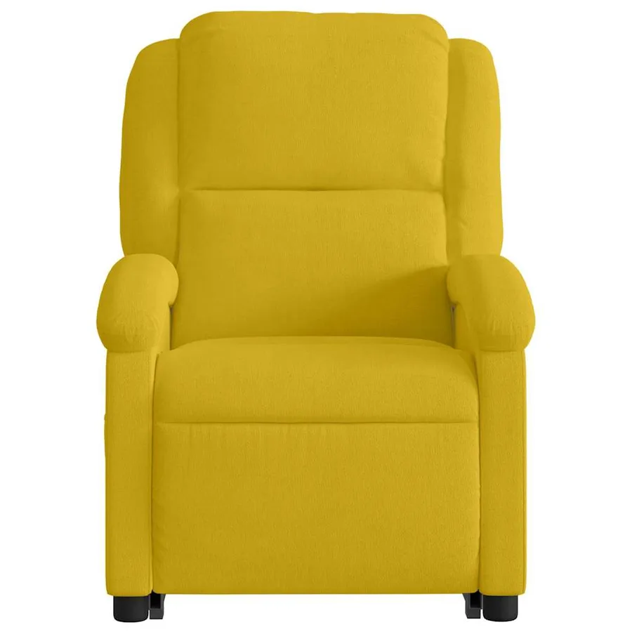 Fauteuil inclinable Jaune Velours - 9