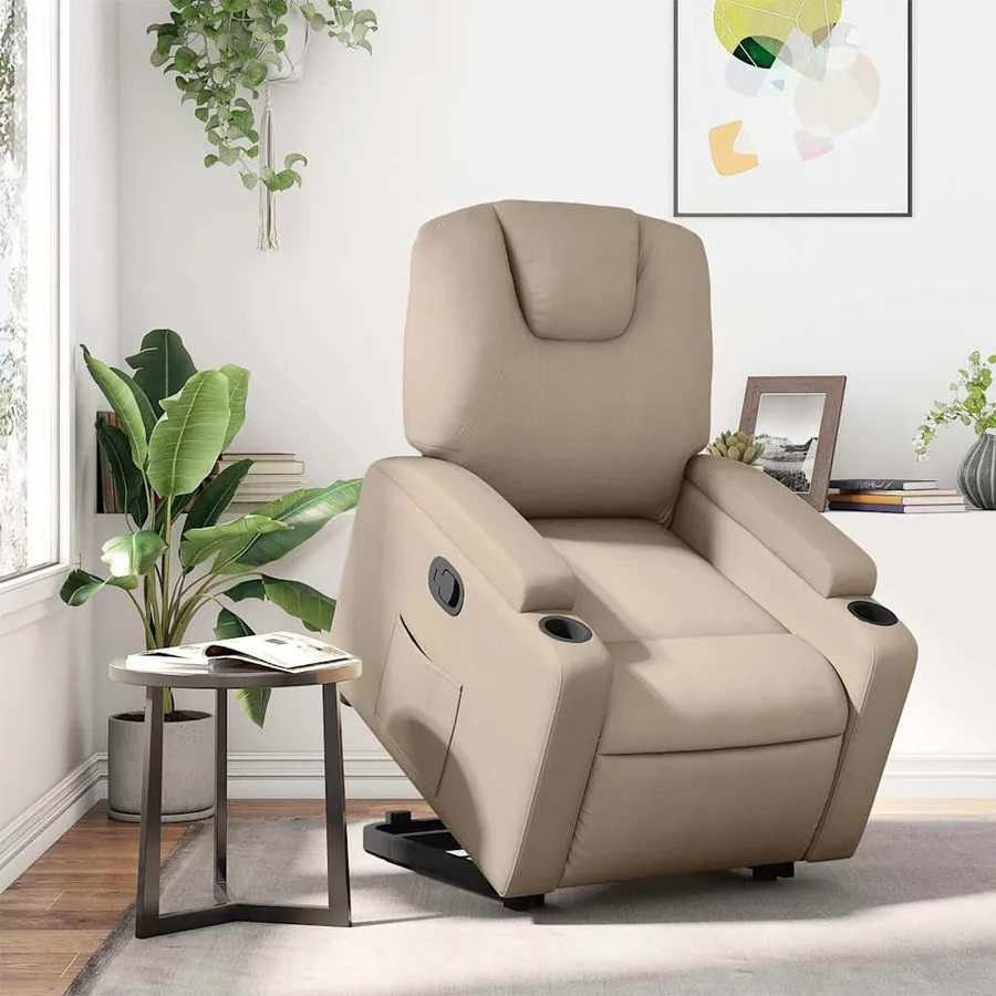 Fauteuil inclinable Cappuccino Similicuir - 15