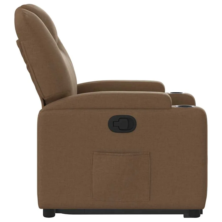 Fauteuil inclinable Marron Tissu - 10