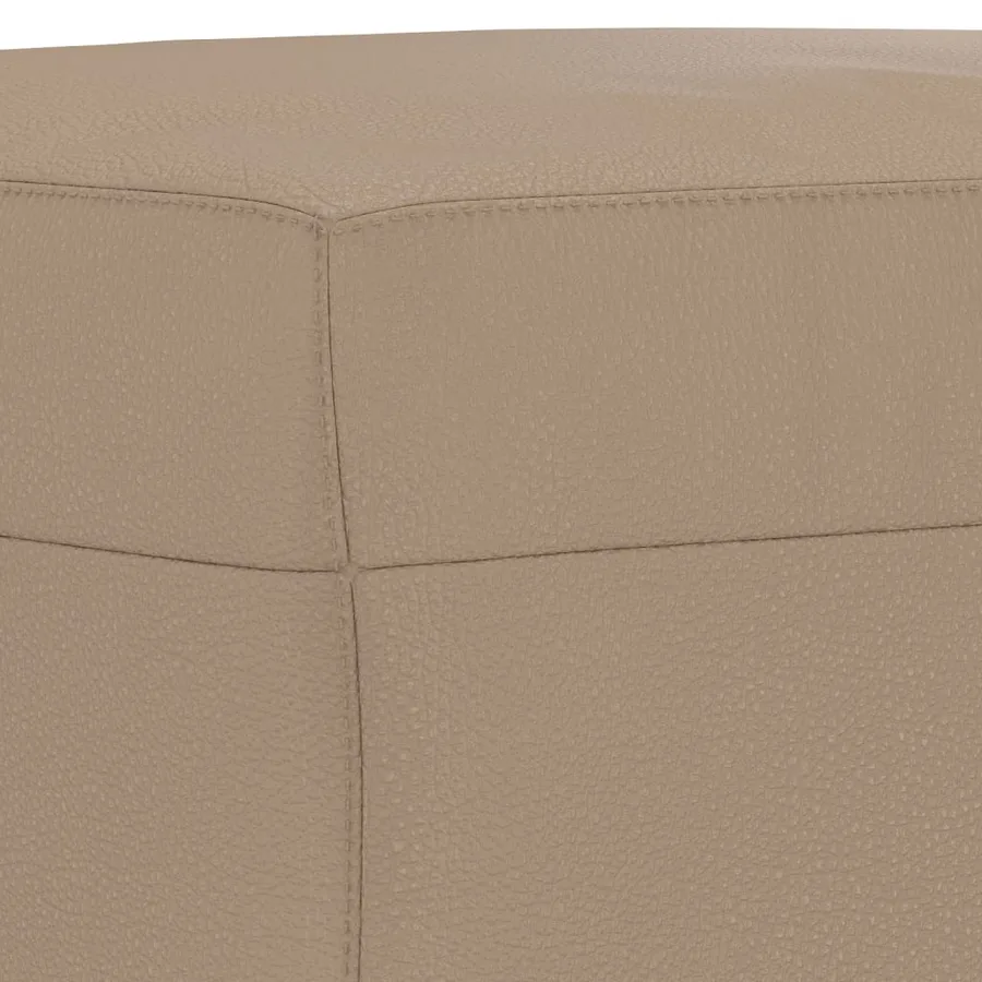 Banc Cappuccino 100x35x41 cm Similicuir - 5