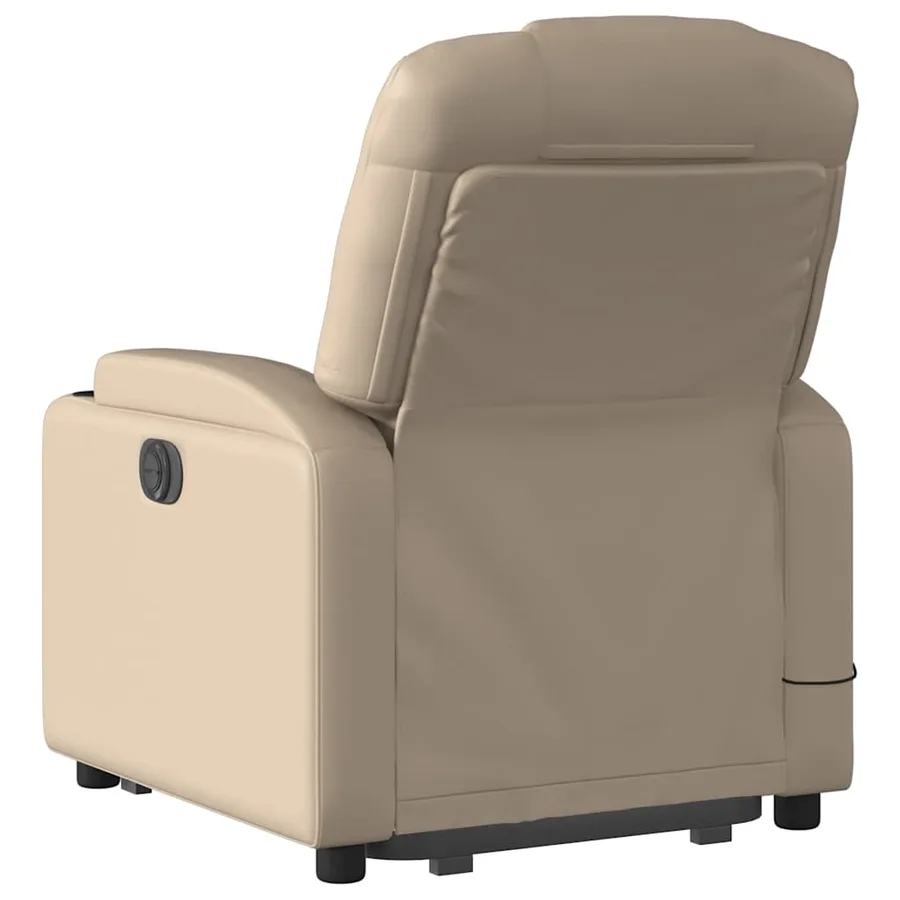 Fauteuil inclinable de massage Cappuccino Similicuir - 4