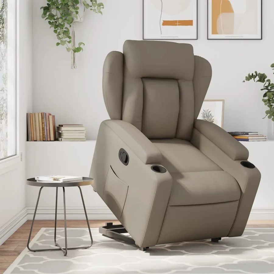Fauteuil inclinable Cappuccino Similicuir - 15