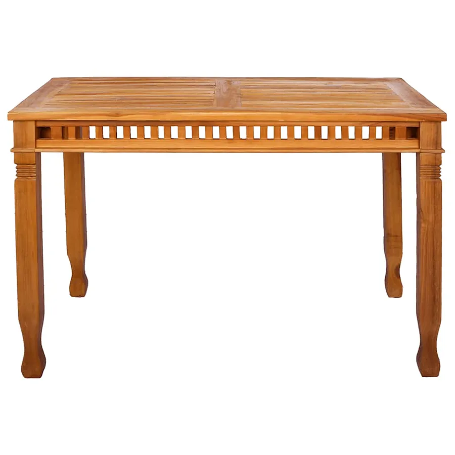 Table à manger de jardin 120x65x80 cm bois de teck solide - 3