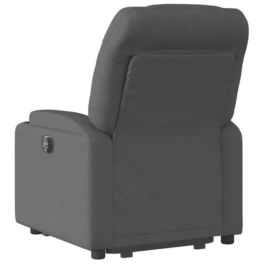 Fauteuil inclinable électrique gris foncé tissu - 5