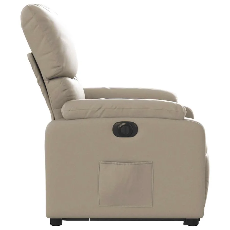 Fauteuil inclinable électrique cappuccino similicuir - 10