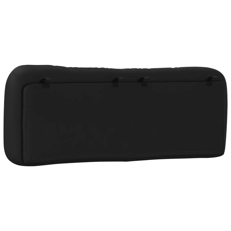 Coussin de tête de lit Hvar noir 140 cm similicuir - 7