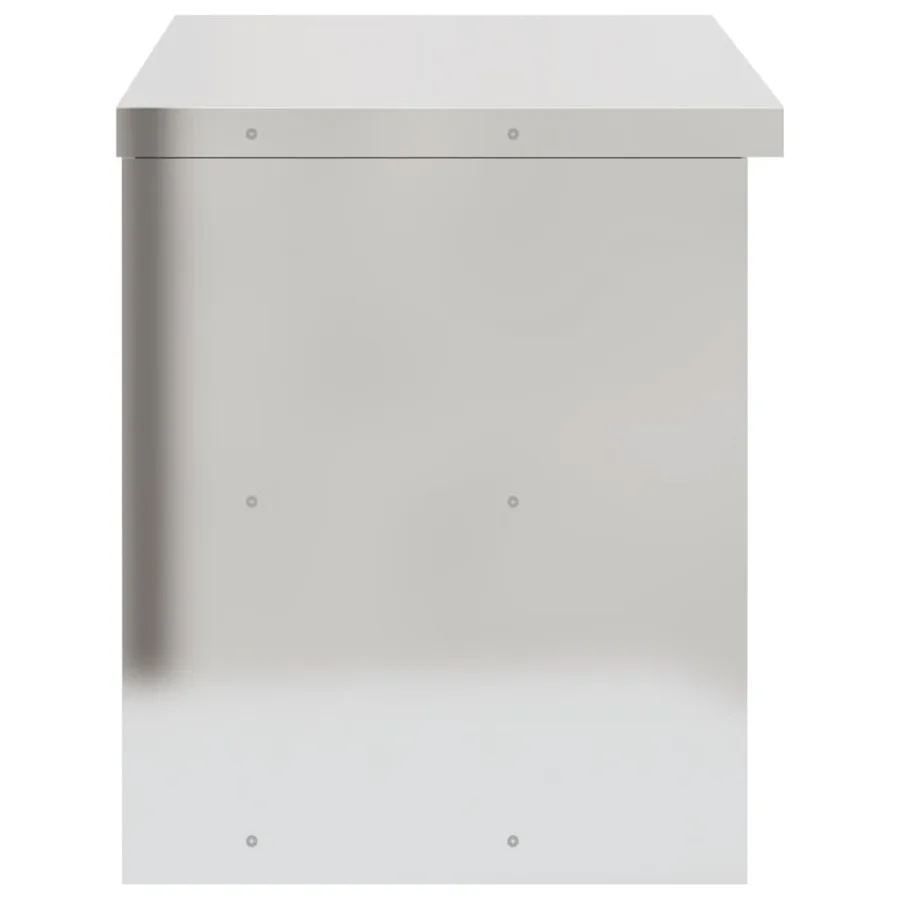 Armoire murale de cuisine avec portes coulissantes inox - 7