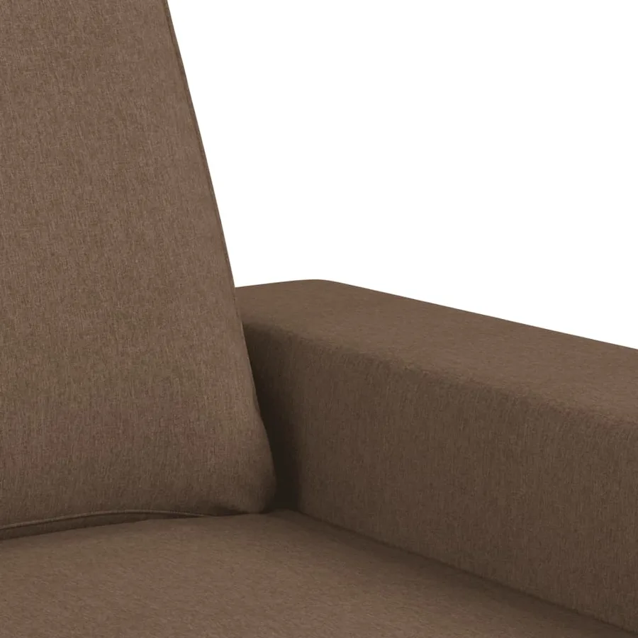 Fauteuil Marron 60 cm Tissu - 6