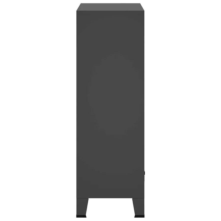 Garde-robe industrielle Anthracite 67x35x107 cm Acier - 5