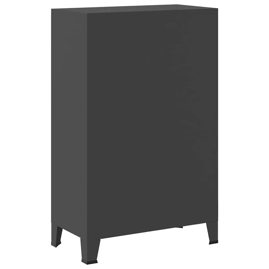 Garde-robe industrielle Anthracite 67x35x107 cm Acier - 6