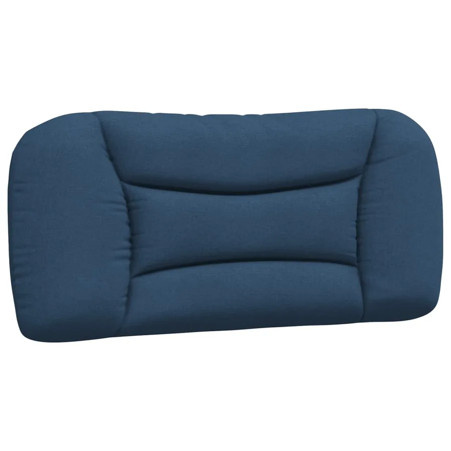 Coussin de tête de lit Hvar bleu 90 cm tissu - 2