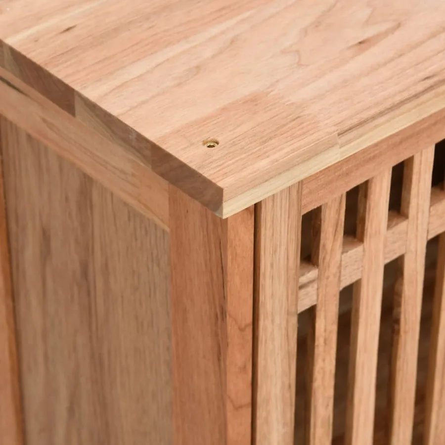 Ensemble de meubles de salle de bain 5 pcs bois massif de noyer - 4
