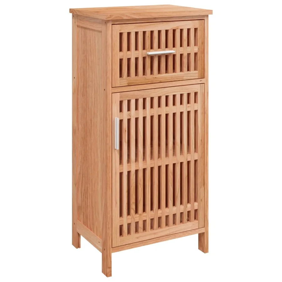 Ensemble de meubles de salle de bain 5 pcs bois massif de noyer - 5