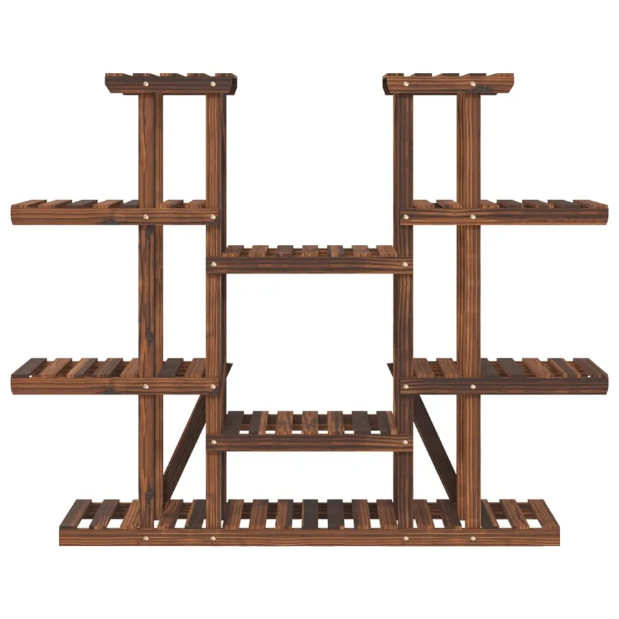 Support à fleurs 110x25x110,5 cm bois massif de sapin - 4