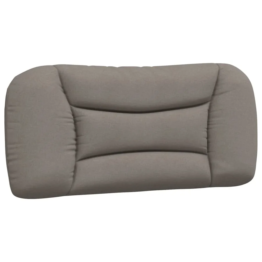 Coussin de tête de lit Hvar taupe 80 cm tissu - 2