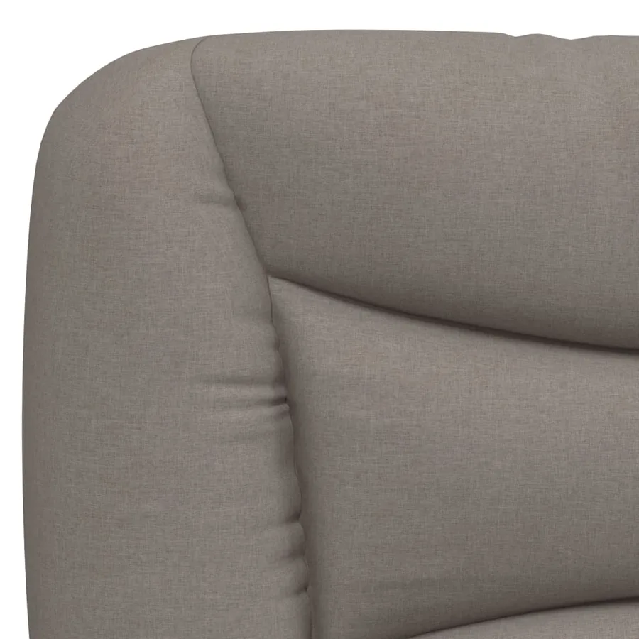 Coussin de tête de lit Hvar taupe 90 cm tissu - 8