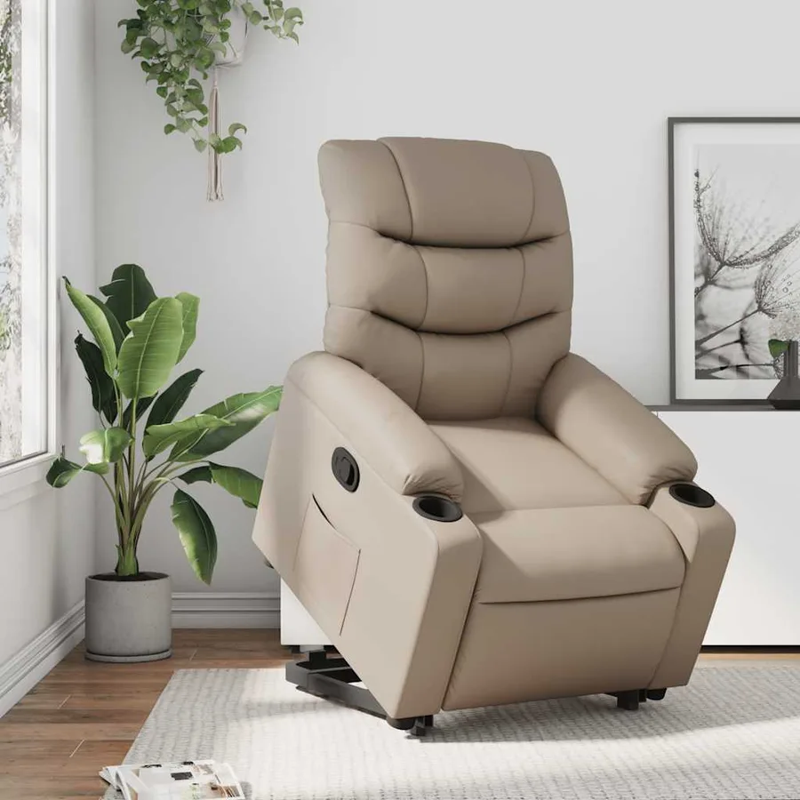 Fauteuil inclinable Cappuccino Similicuir - 15