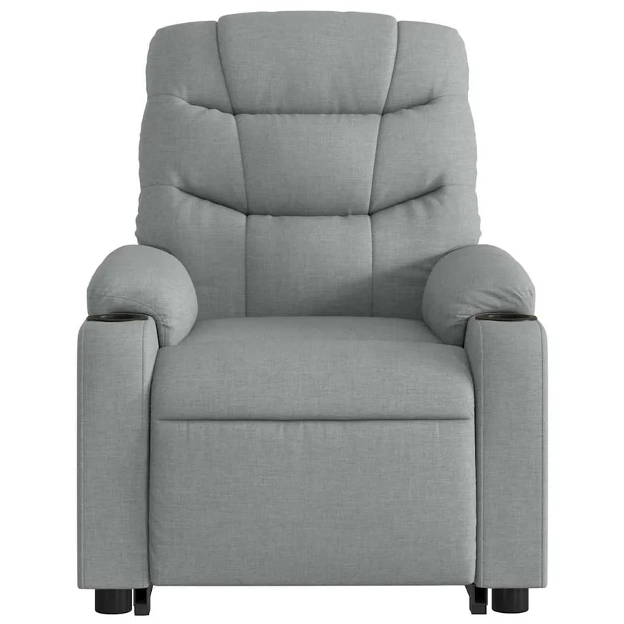 Fauteuil inclinable Gris clair Tissu - 9