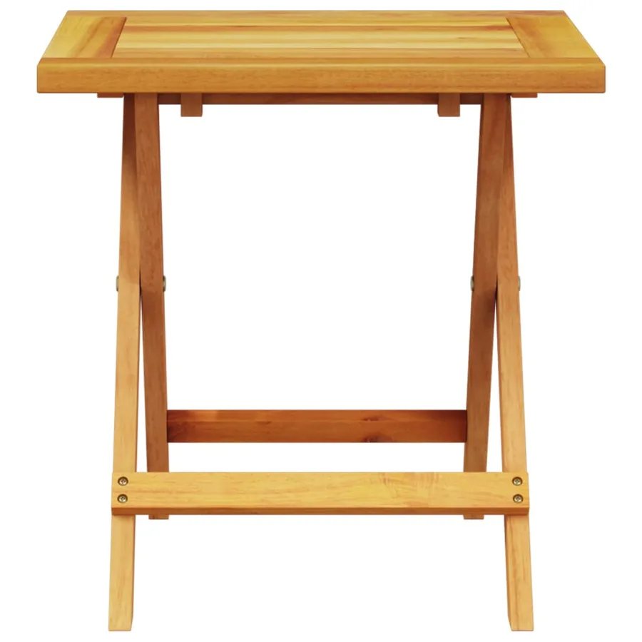 Chaises longues lot de 2 avec table bois massif d'acacia - 7