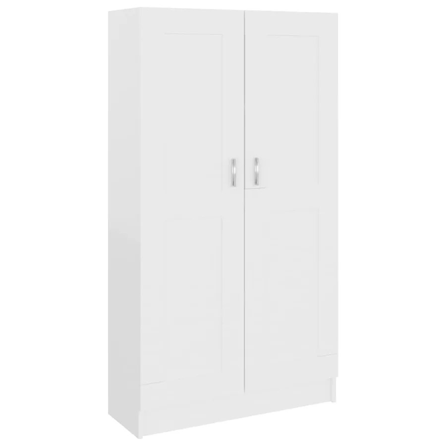 Bibliothèque Blanc 82,5x30,5x150 cm Bois d’ingénierie - 2