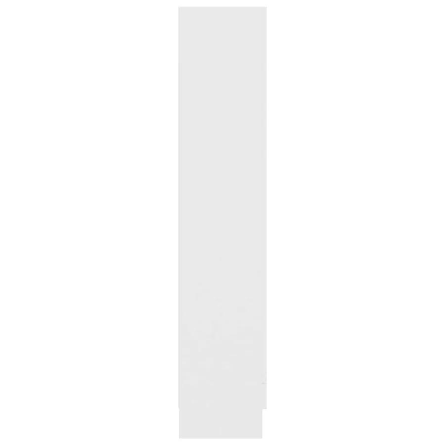 Bibliothèque Blanc 82,5x30,5x150 cm Bois d’ingénierie - 6