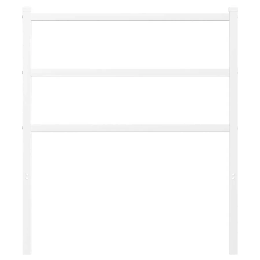 Tête de lit de remplacement métal blanc 75 cm - 3