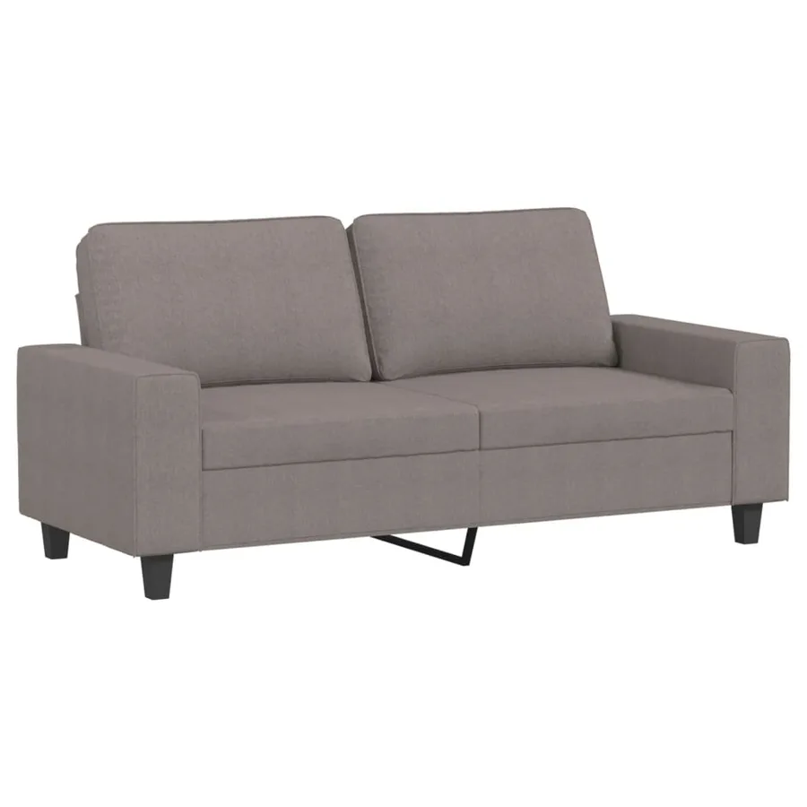 Ensemble de canapés 2 pcs taupe tissu - 3