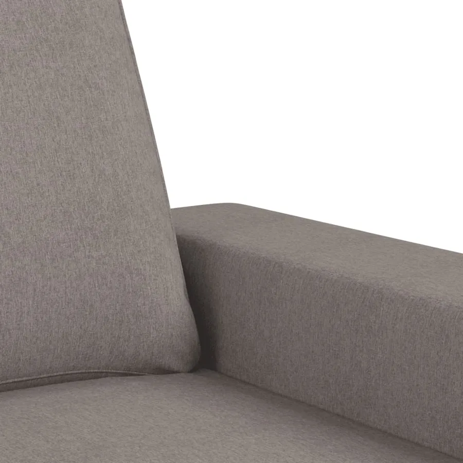Ensemble de canapés 2 pcs taupe tissu - 5
