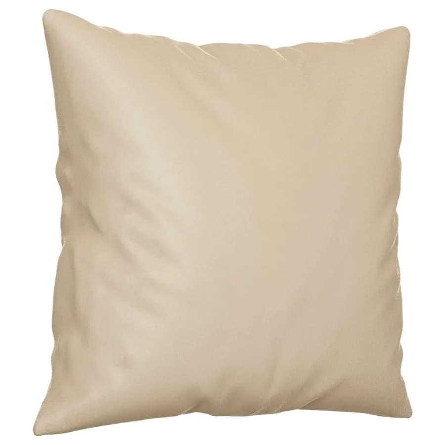 Canapé 3 places avec oreillers crème 180 cm tissu microfibre - 6