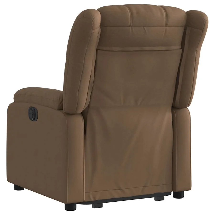 Fauteuil inclinable Marron Tissu - 5