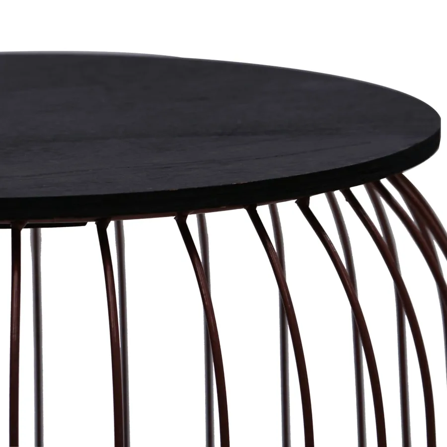 Table basse 3 pcs Cuivre - 9