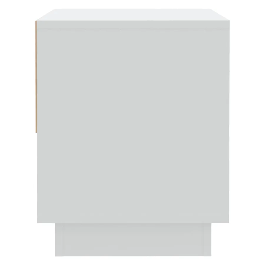 Tables de chevet 2 pcs Blanc 45x34x44 cm bois d'ingénierie - 8