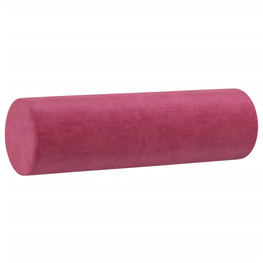 Ensemble de canapés 2 pcs avec coussins rouge bordeaux velours - 6