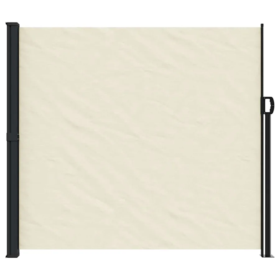 Auvent latéral rétractable crème 180x500 cm - 3