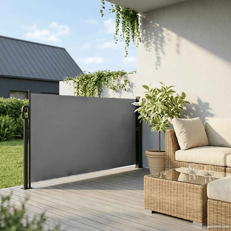 Store latéral rétractable Anthracite 140 x 300 cm - 3