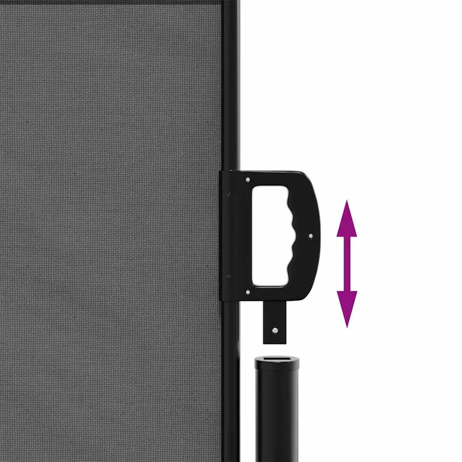 Store latéral rétractable Anthracite 120 x 500 cm - 7