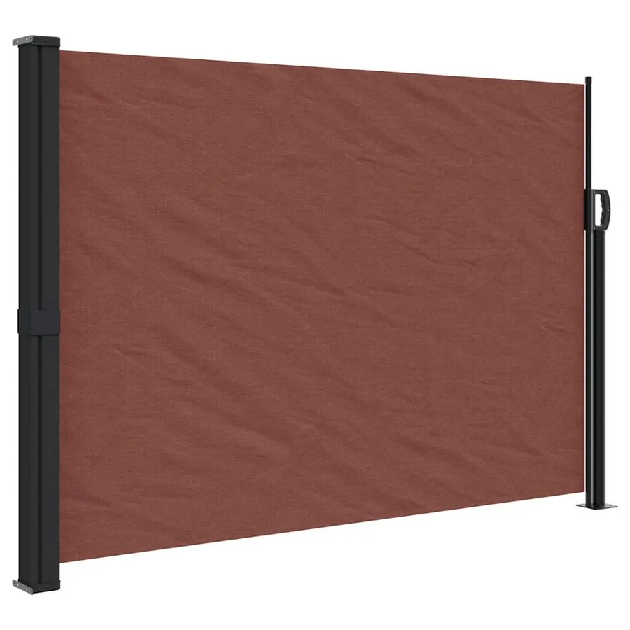Auvent latéral rétractable marron 140x300 cm - 2