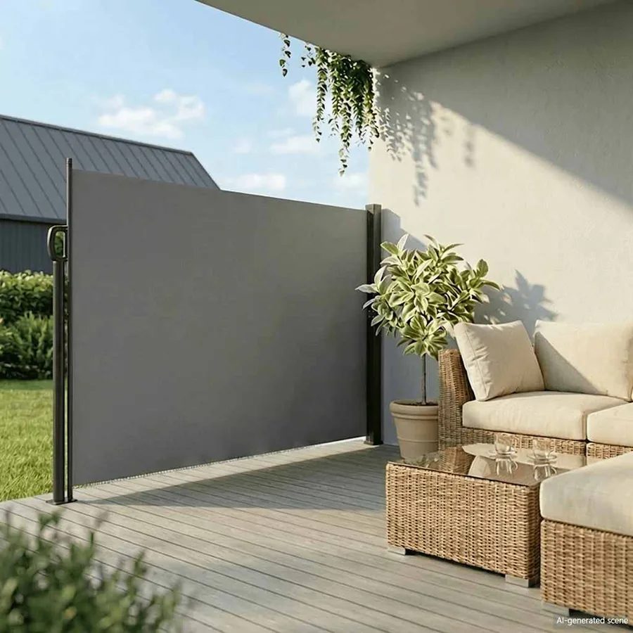 Store latéral rétractable Anthracite 220 x 300 cm - 3