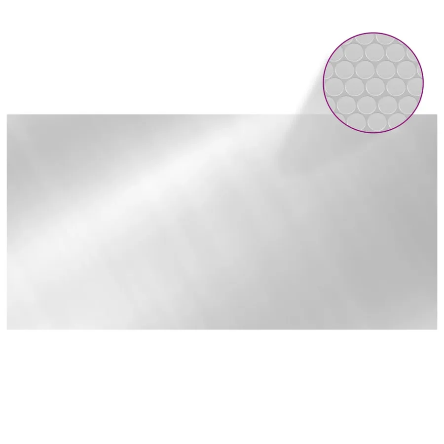 Couverture de piscine Argenté 975x488 cm PE - 2